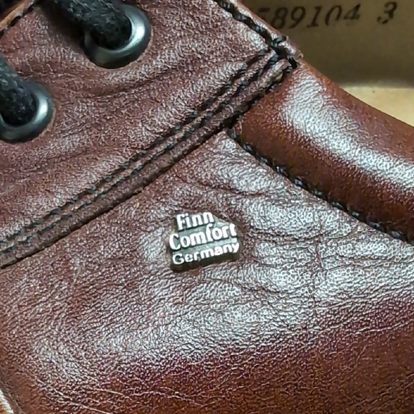 Finn Comfort Brown Leather Shoes - Picture 2 of 10